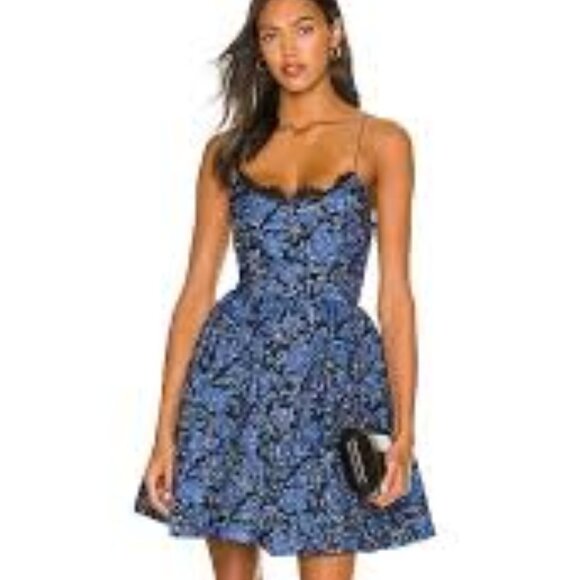 Alice + Olivia Kendra Lace Bust Cup Party Dress Size 8 - Picture 1 of 4